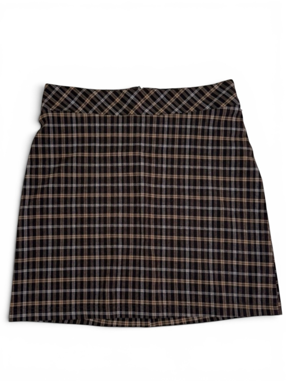 Y2K Checkered Office Siren Mini Skirt
